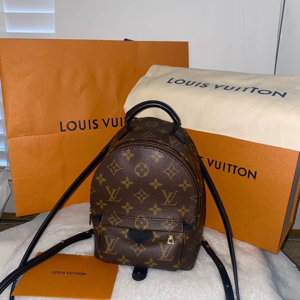 Louis Vuitton PALM SPRINGS LEATHER BACKPACK